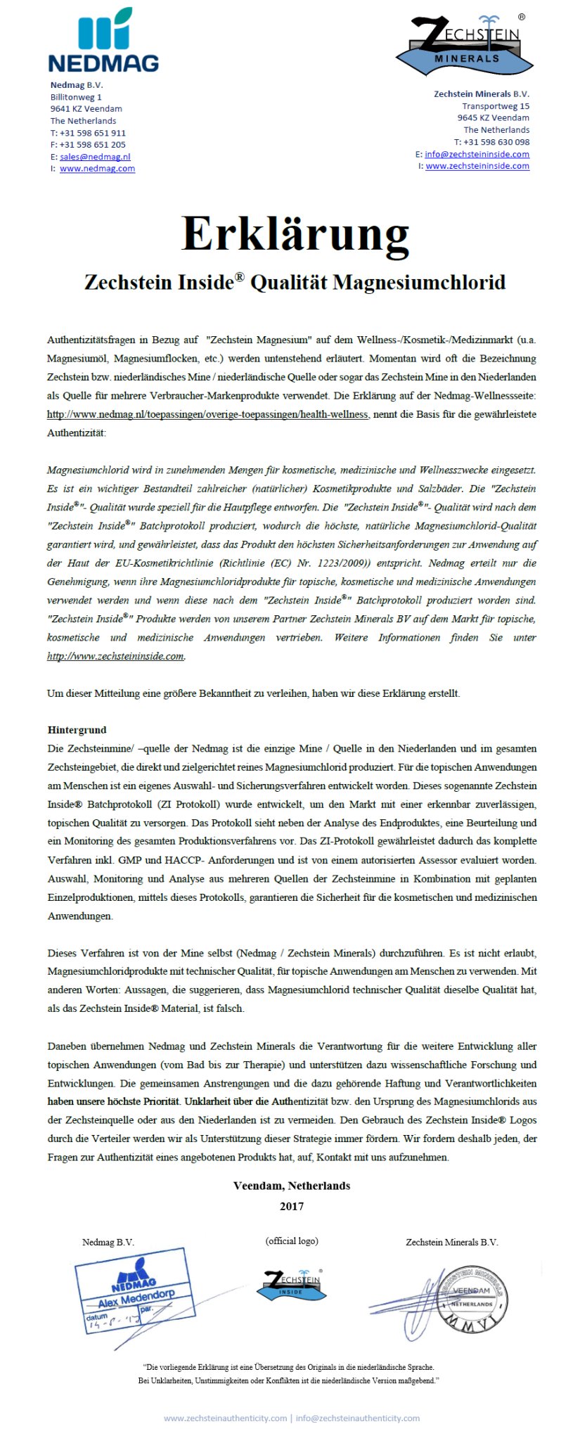 authenticity image DE