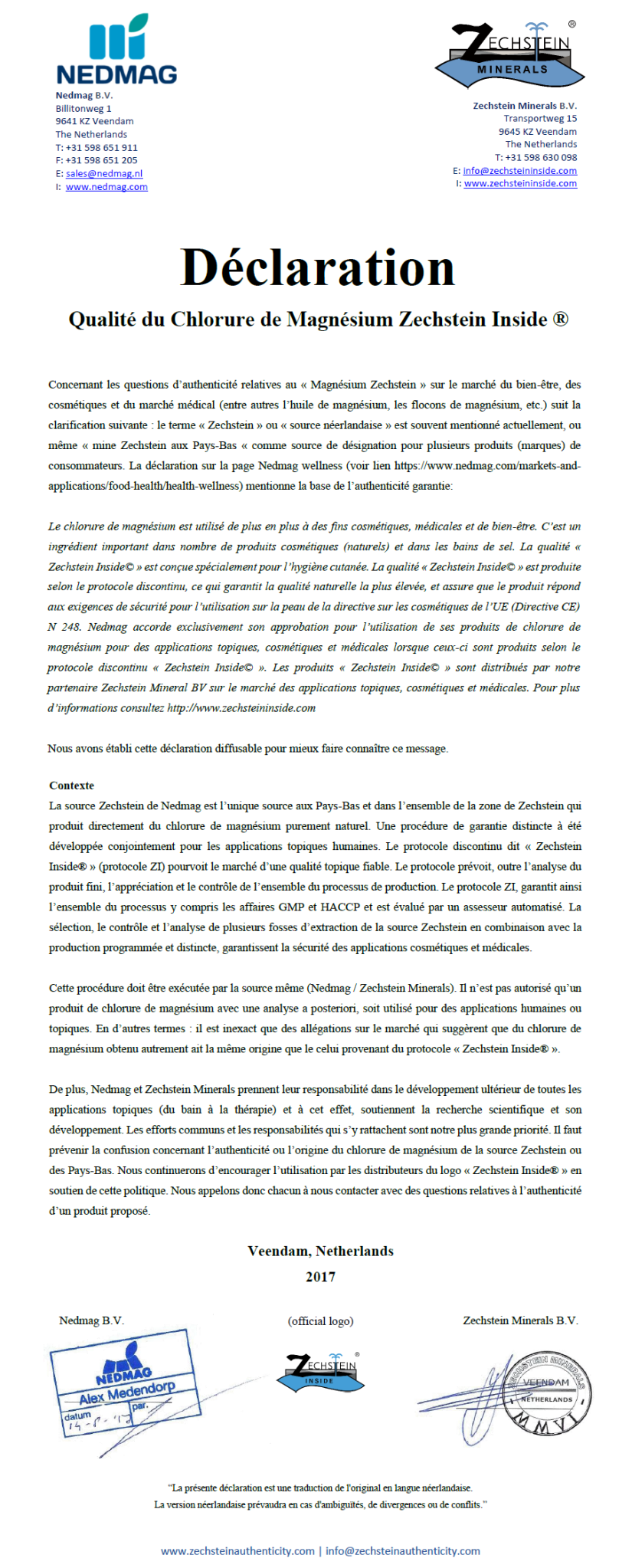 authenticity image FR